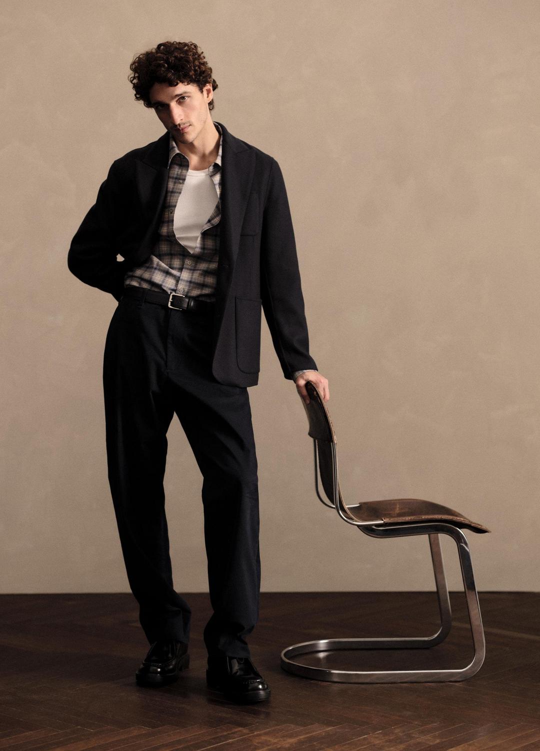 Italian Splittable Wool-Blend Blazer in Jackets & Outerwear COASTAL BLUE | VINCE Men