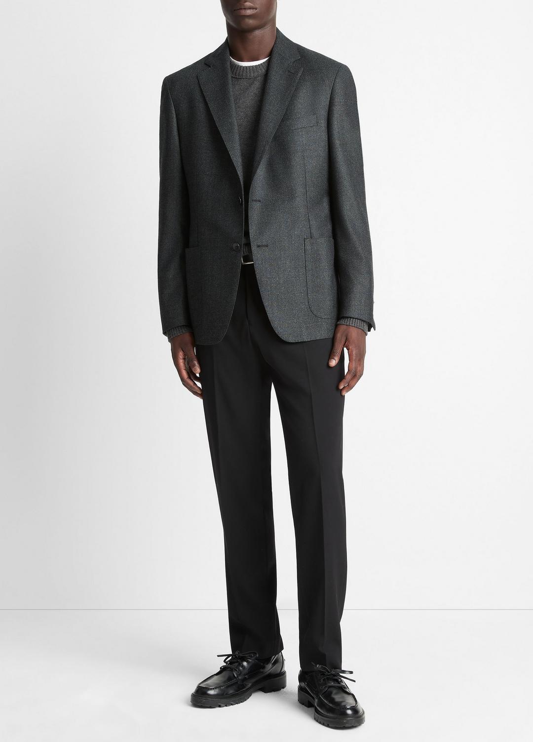 Wool Relaxed Sport Coat in Blazers CHARCOAL | VINCE Men