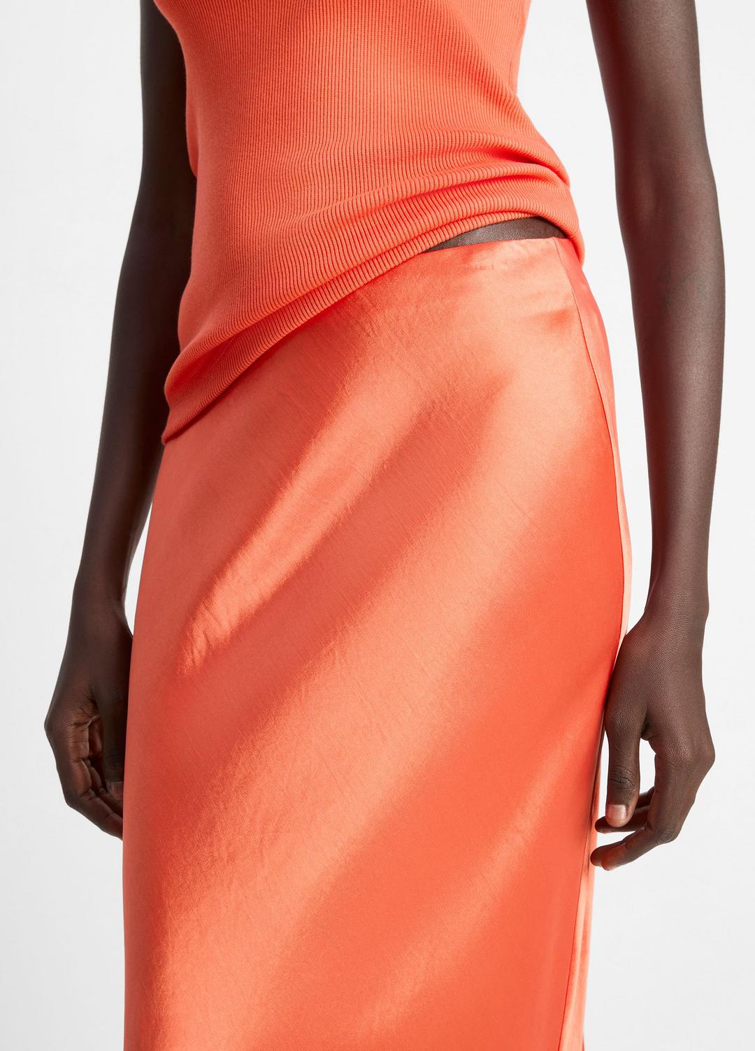 Satin Maxi Skirt in Dresses & Skirts BURNT ORCHID | VINCE Sale