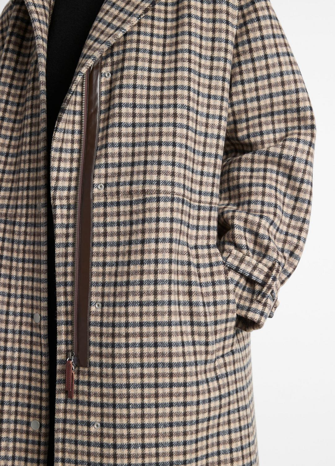 Plaid Car Coat in Coats MULTI CHECK | VINCE Women