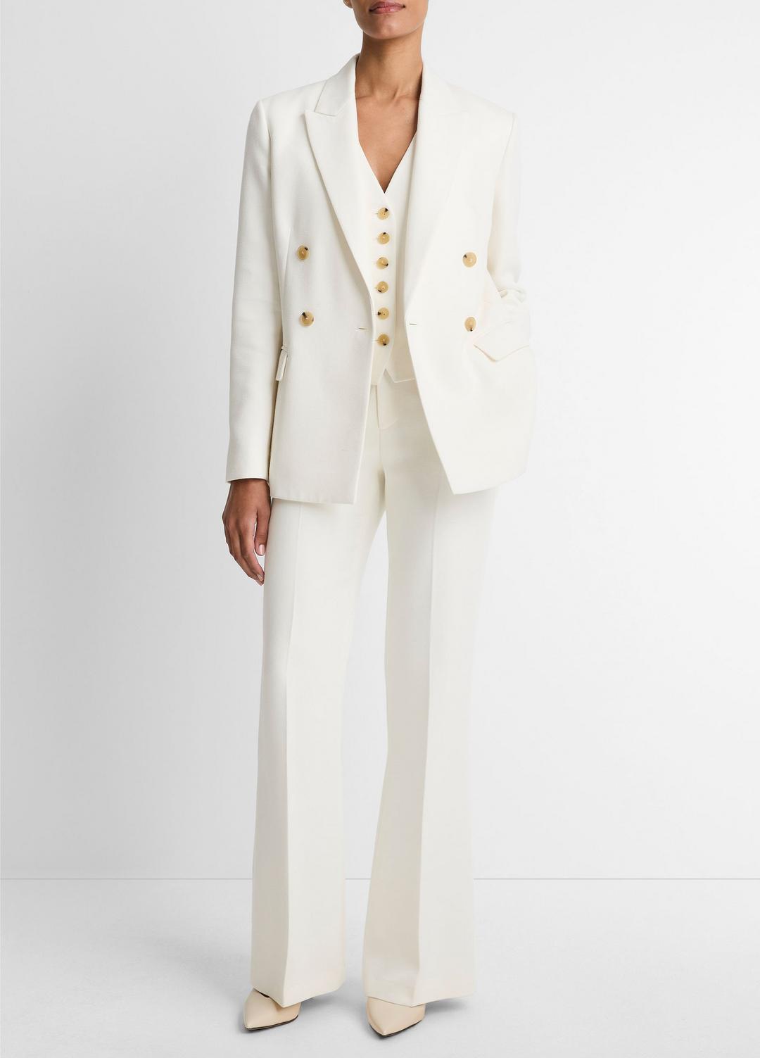 Sculptural Tailored Blazer in Blazers OFF WHITE | VINCE Women