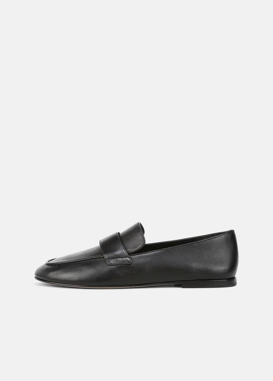 Tommi Leather Loafer in Loafers & Flats BLACK | VINCE Women