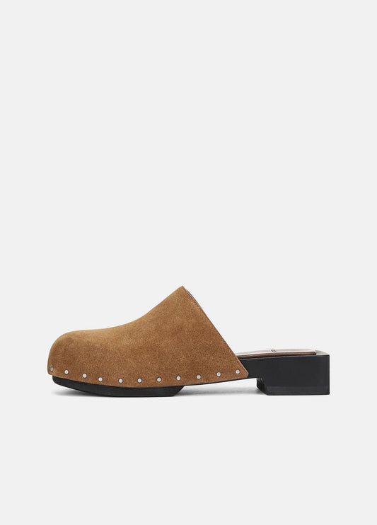 Margarita Suede Clog in Loafers & Flats ELMWOOD | VINCE Women