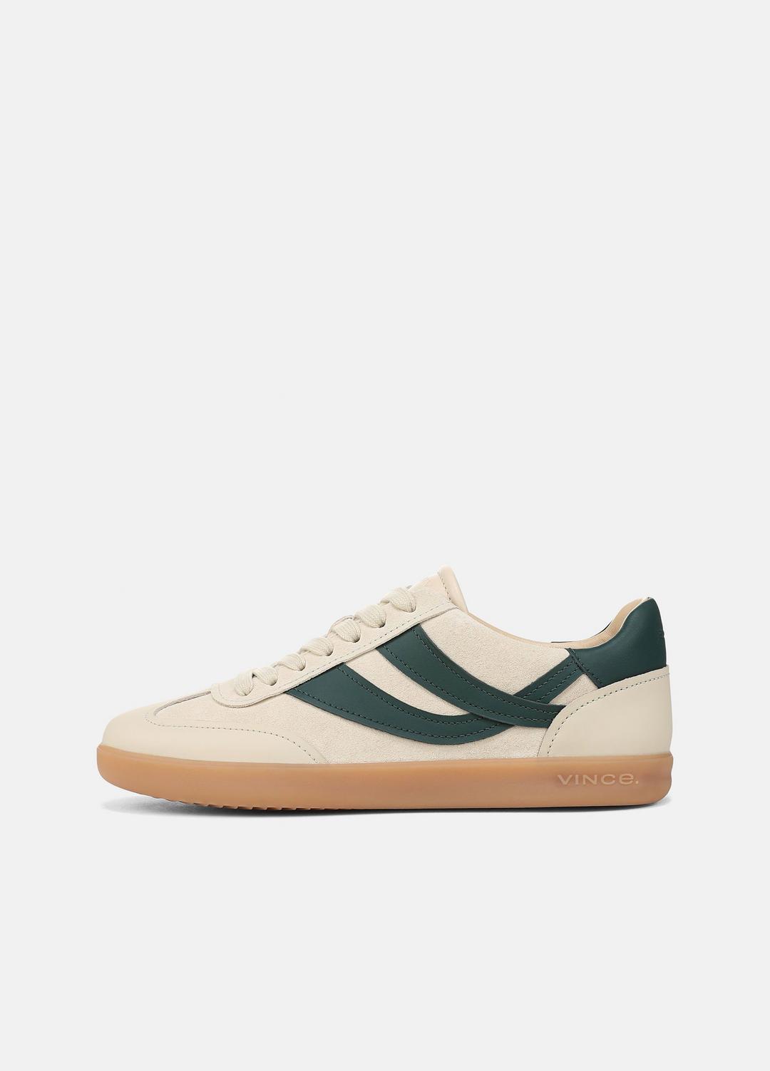 Oasis Suede & Leather Runner Sneaker in Sneakers MACADEMIA/INDIGO | VINCE Women