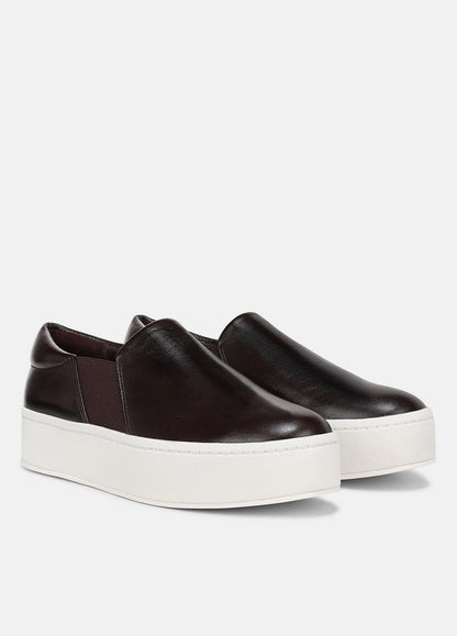 Warren Leather Sneaker in Sneakers GANACHE | VINCE Women