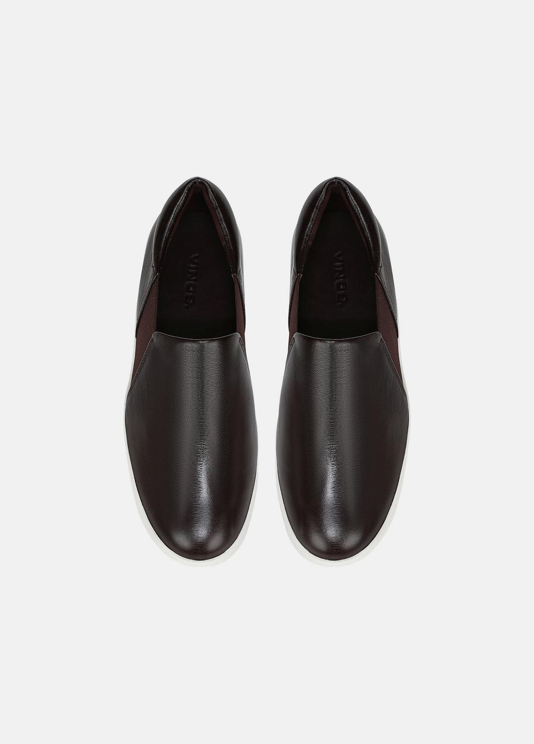 Warren Leather Sneaker in Sneakers GANACHE | VINCE Women
