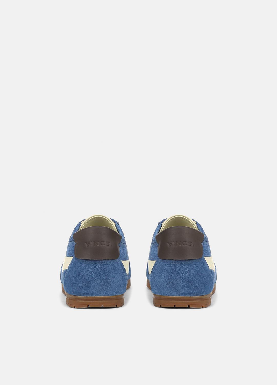 LA Suede & Leather Runner Sneaker in Sneakers INDIGO/STRAW SEED | VINCE Women