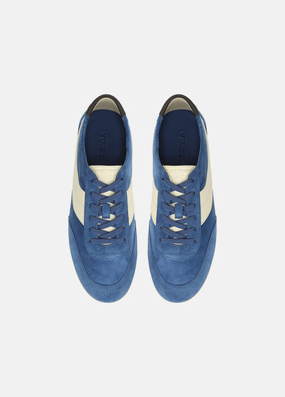 LA Suede & Leather Runner Sneaker in Sneakers INDIGO/STRAW SEED | VINCE Women
