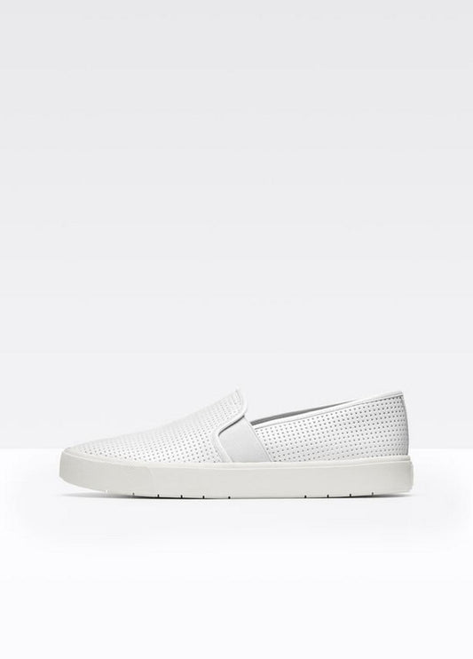 Women's Blair Perforated Leather Sneakers WHITE | VINCE Women