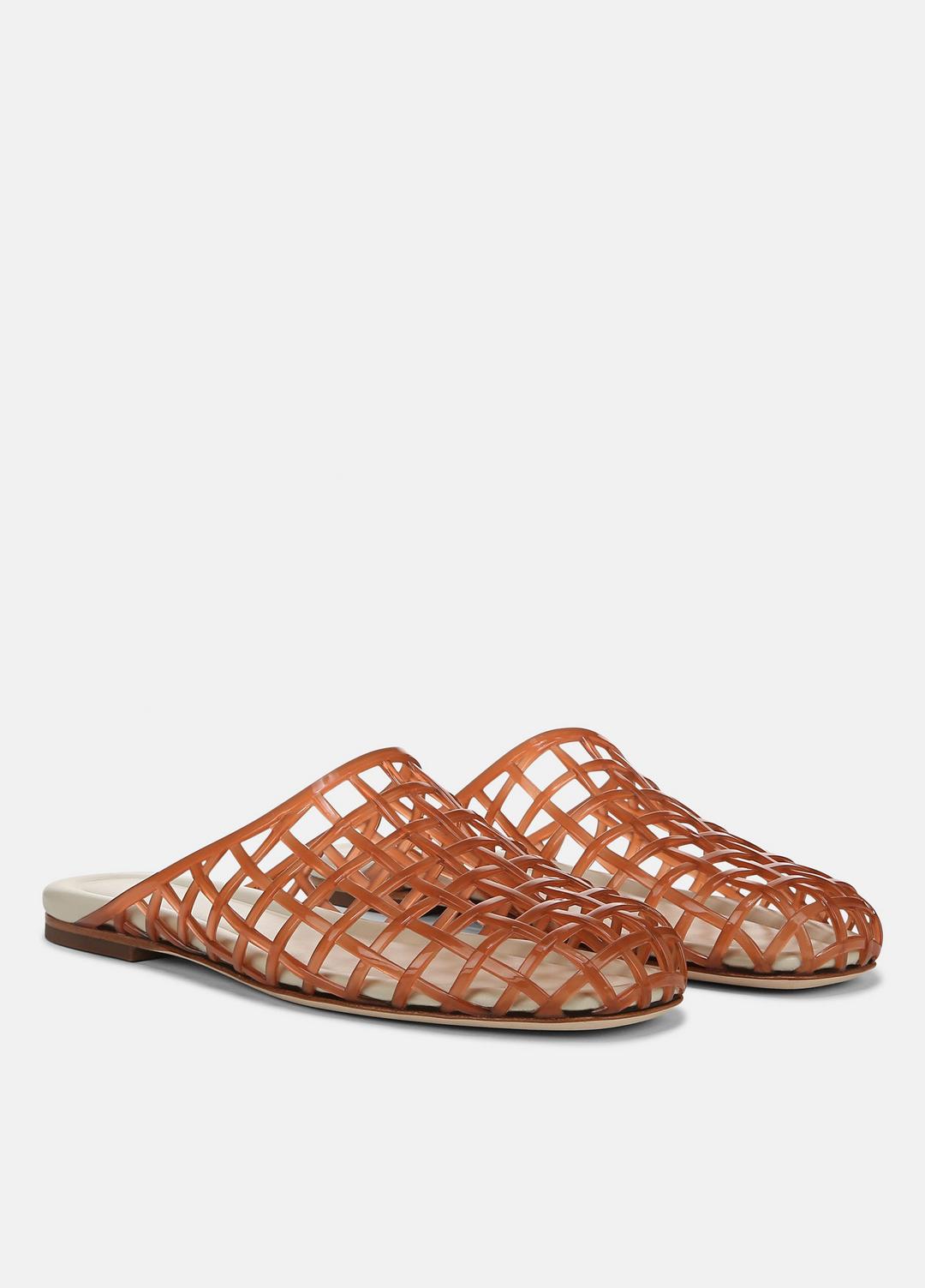 Barcelona Jelly Sandal in Sandals DARK AMBER | VINCE Women