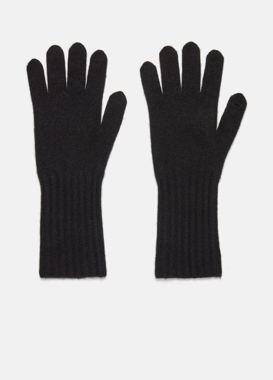 Plush Cashmere Gloves in Gloves BLACK | VINCE Women