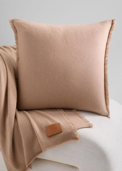 Cashmere Reverse Jersey Pillow in Pillows & Blankets CAMEL | VINCE Women