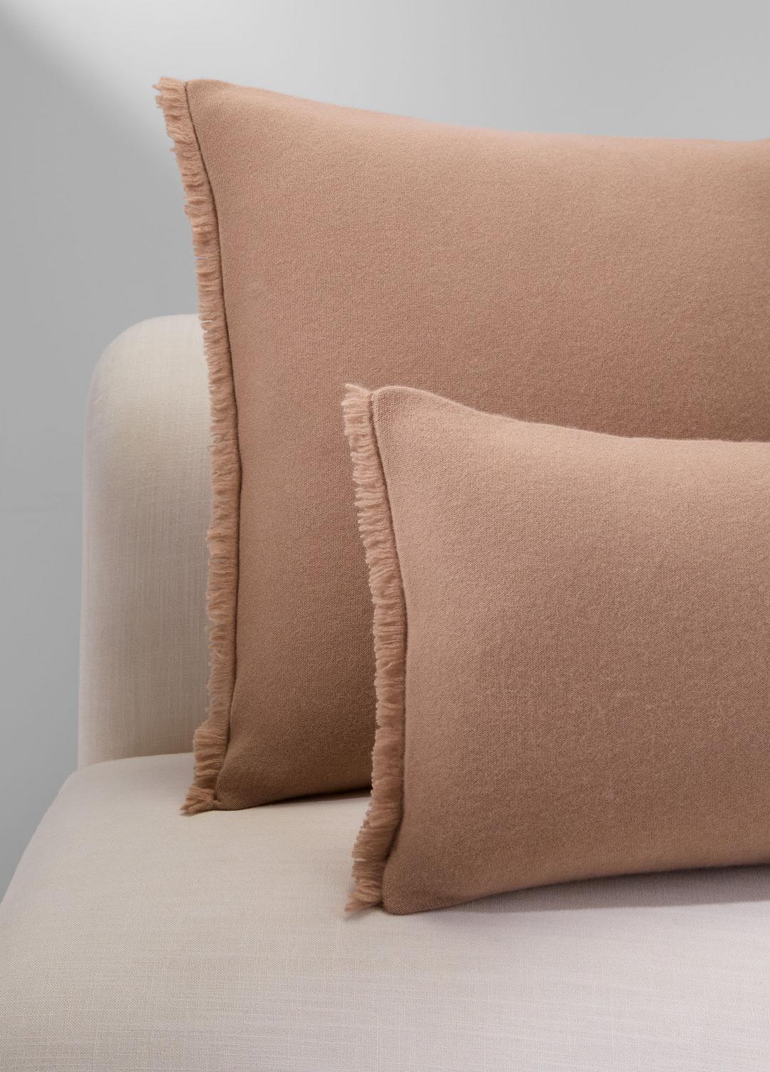 Cashmere Reverse Jersey Pillow in Pillows & Blankets CAMEL | VINCE Women