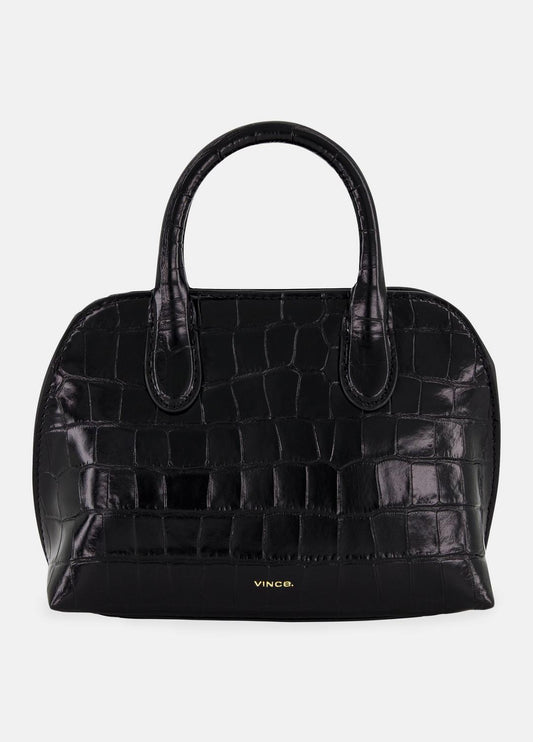 Delphine Croc-Embossed Leather Mini Bag in Matching Sets BLACK | VINCE Women