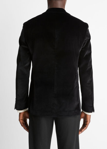 Cotton Velvet Classic Sport Coat in Blazers BLACK | VINCE Men