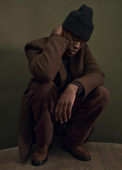 Splittable Wool-Cashmere Single-Breasted Topcoat in Coats MISSION | VINCE Men