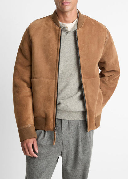 Shearling Bomber Jacket in Jackets HIGHLAND | VINCE Men