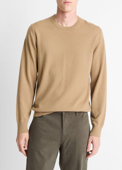 Cashmere Crew Neck Sweater in Crew Neck CAMELETTO | VINCE Men