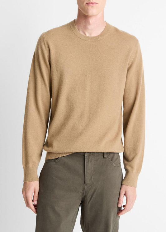 Cashmere Crew Neck Sweater in Crew Neck CAMELETTO | VINCE Men