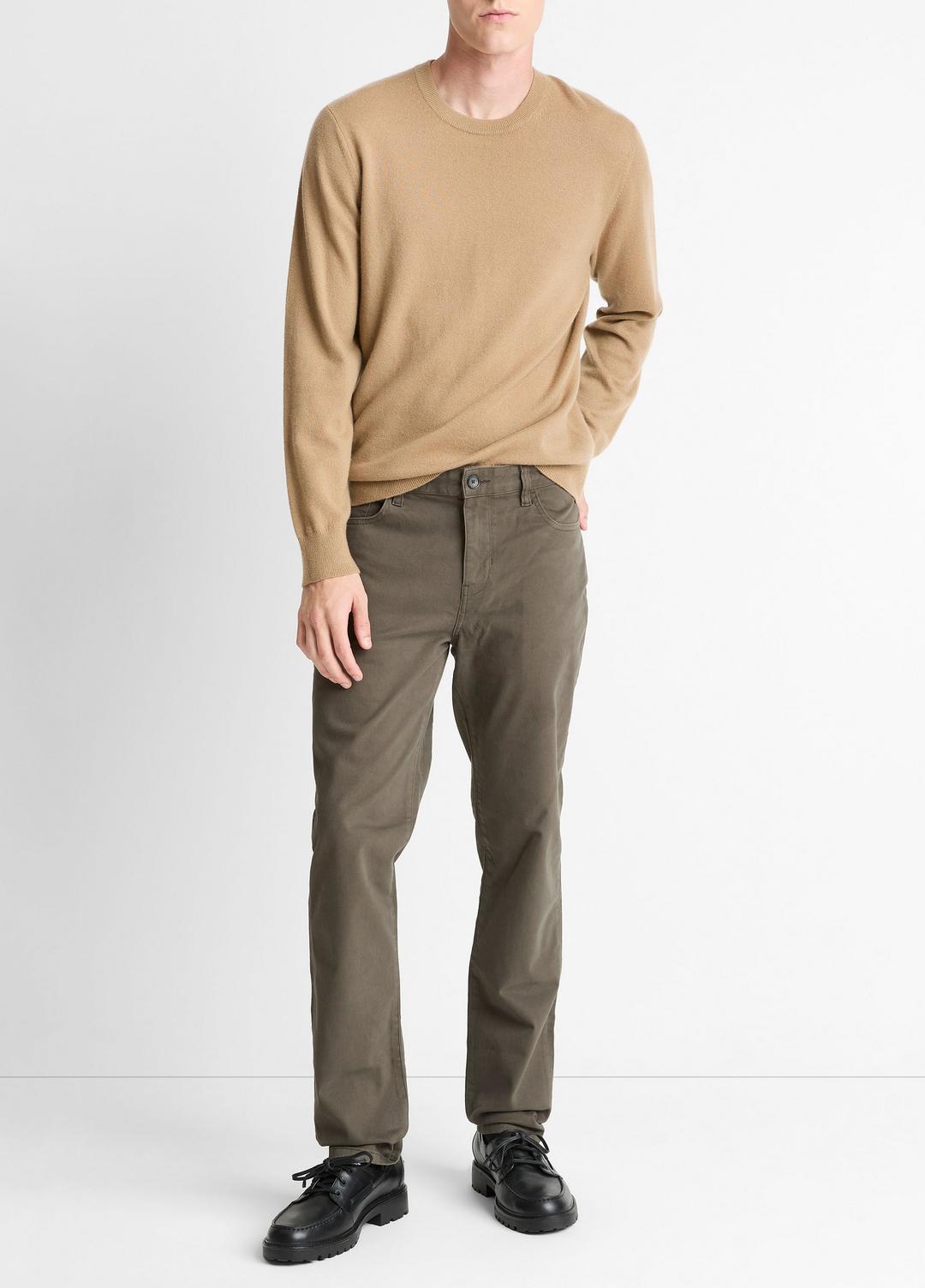 Cashmere Crew Neck Sweater in Crew Neck CAMELETTO | VINCE Men