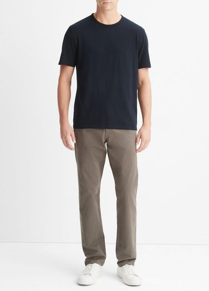 Garment Dye Cotton T-Shirt in T-Shirts & Polos WASHED COASTAL | VINCE Men