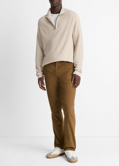 Dylan Slim 5-Pocket Peached Stretch-Cotton Pant in Trousers LIGHT HIGHLANDS | VINCE Men