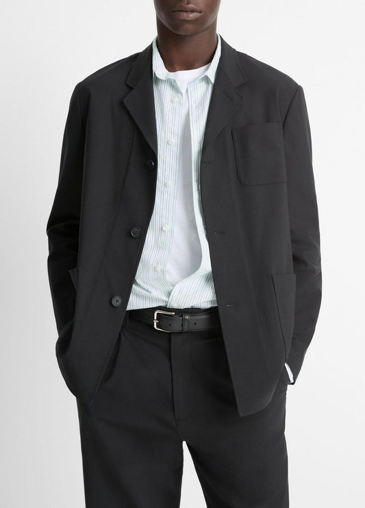 Tailored Utility Blazer in Blazers BLACK | VINCE Men