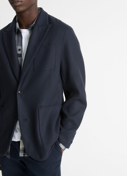 Italian Splittable Wool-Blend Blazer in Jackets & Outerwear COASTAL BLUE | VINCE Men