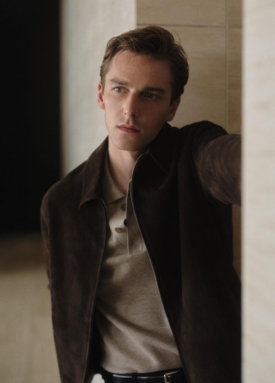 Suede Moto Jacket in Jackets ESPRESSO | VINCE Men
