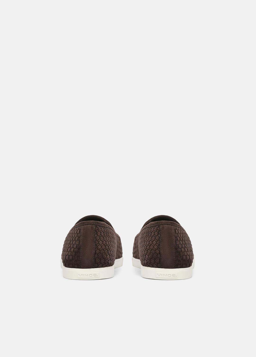 Sonoma Woven Suede Loafer in Loafers COCOA BROWN | VINCE Men
