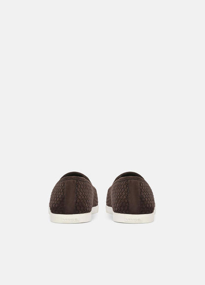 Sonoma Woven Suede Loafer in Loafers COCOA BROWN | VINCE Men