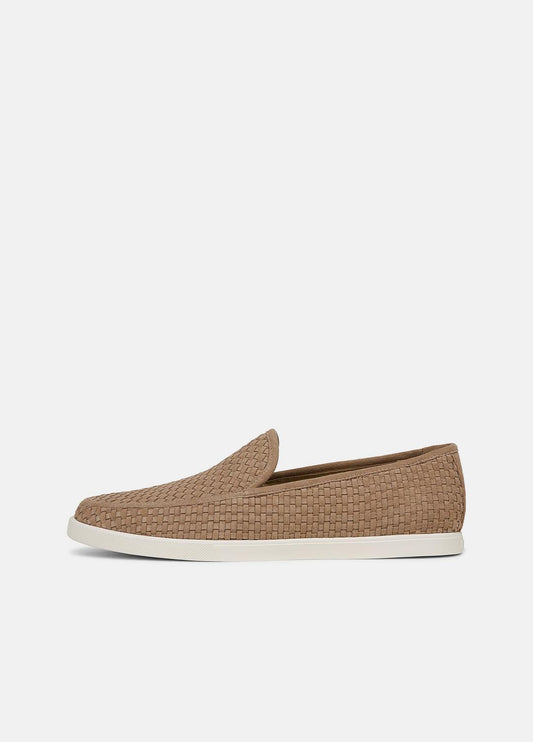 Sonoma Woven Suede Loafer in Loafers NEW CAMEL | VINCE Men