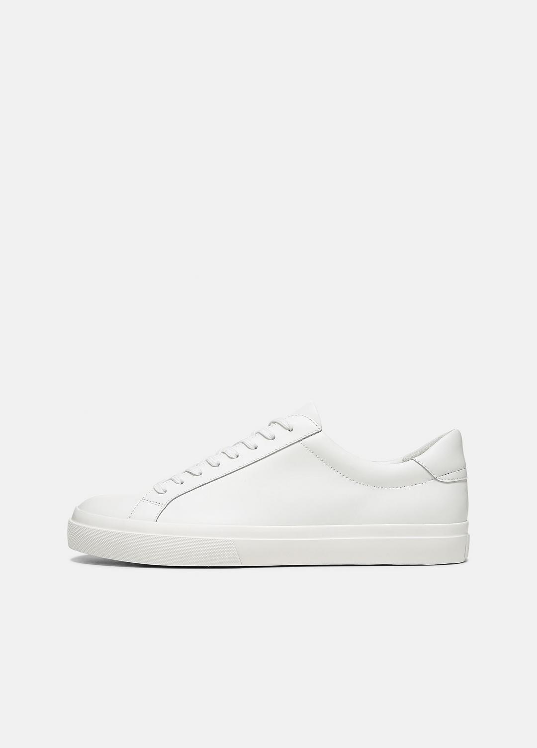 Fulton Leather Sneaker in Sneakers WHITE | VINCE Men