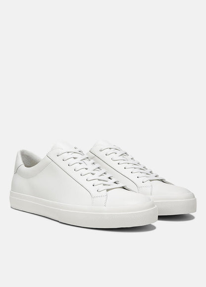 Fulton Leather Sneaker in Sneakers WHITE | VINCE Men
