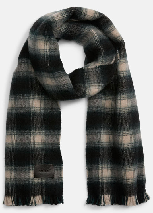 Brushed Plaid Wool Scarf in Scarves & Hats COUNTRY RACER | VINCE Men