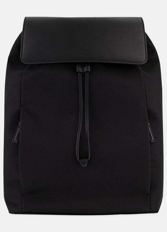 Drayton Nylon Flap Backpack in Bags BLACK | VINCE Men