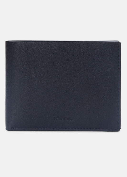 Nappa Leather Bifold Wallet in Bags BLACK | VINCE Men