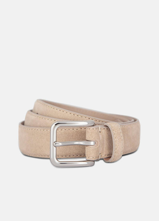 Men's 30mm Stitched Suede Belt in Belts NEW CAMEL | VINCE Men