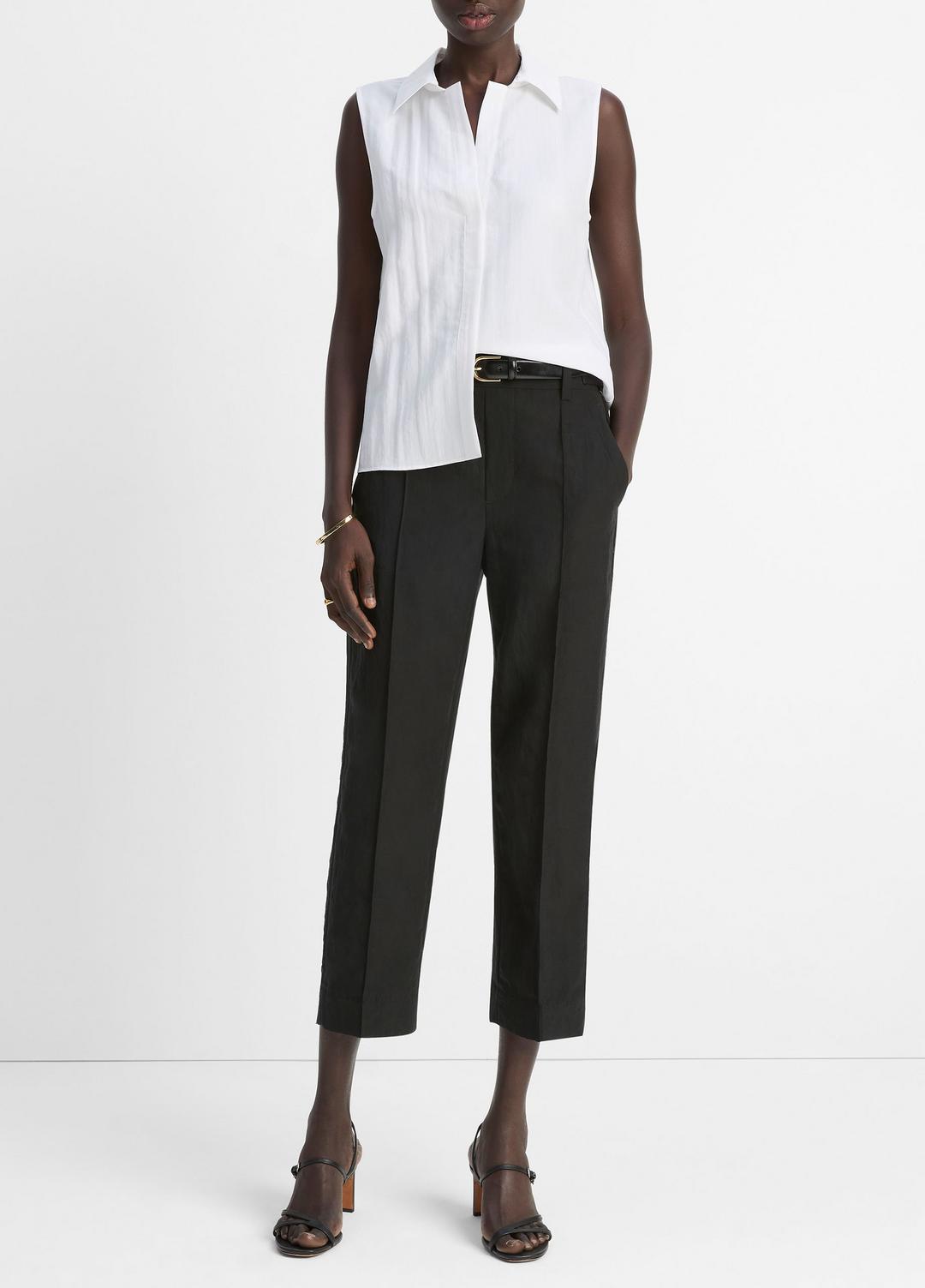 Utility Tab-Detail Pull-On Pant in Pants & Shorts BLACK | VINCE Sale