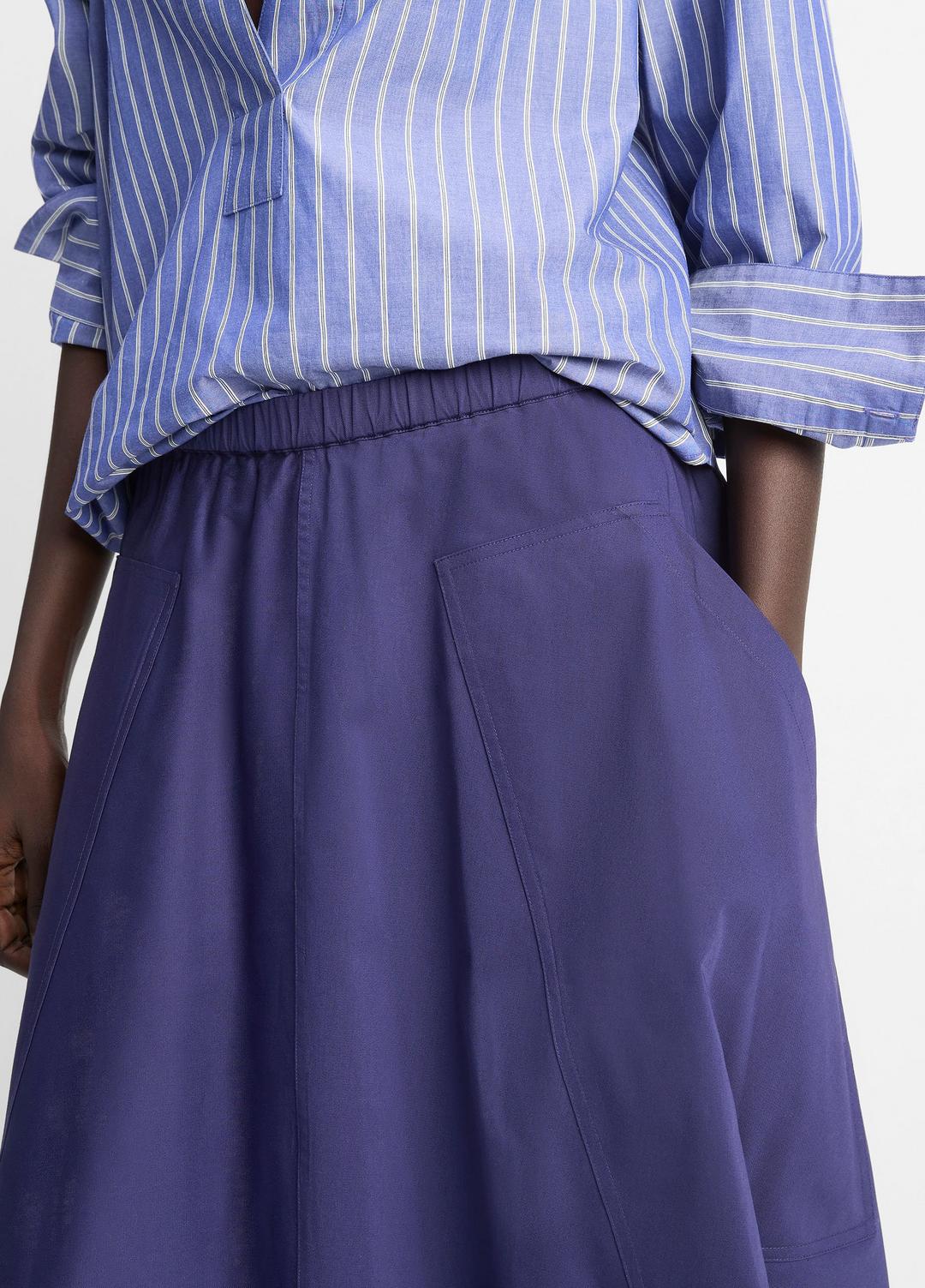 Cotton Full Skirt in Dresses & Skirts DEEP IRIS | VINCE Sale