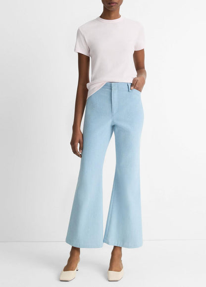 Pima Cotton-Blend '90s Shrunken T-Shirt in Shirts & Tees BALLET | VINCE Sale