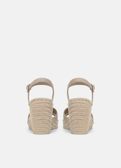 Gwen Suede Espadrille Wedge Sandals in Shoes TAUPE CLAY | VINCE Sale