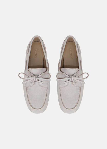 Marin Leather Lace-Up Loafer in Shoes WHITE/SABBIA | VINCE Sale