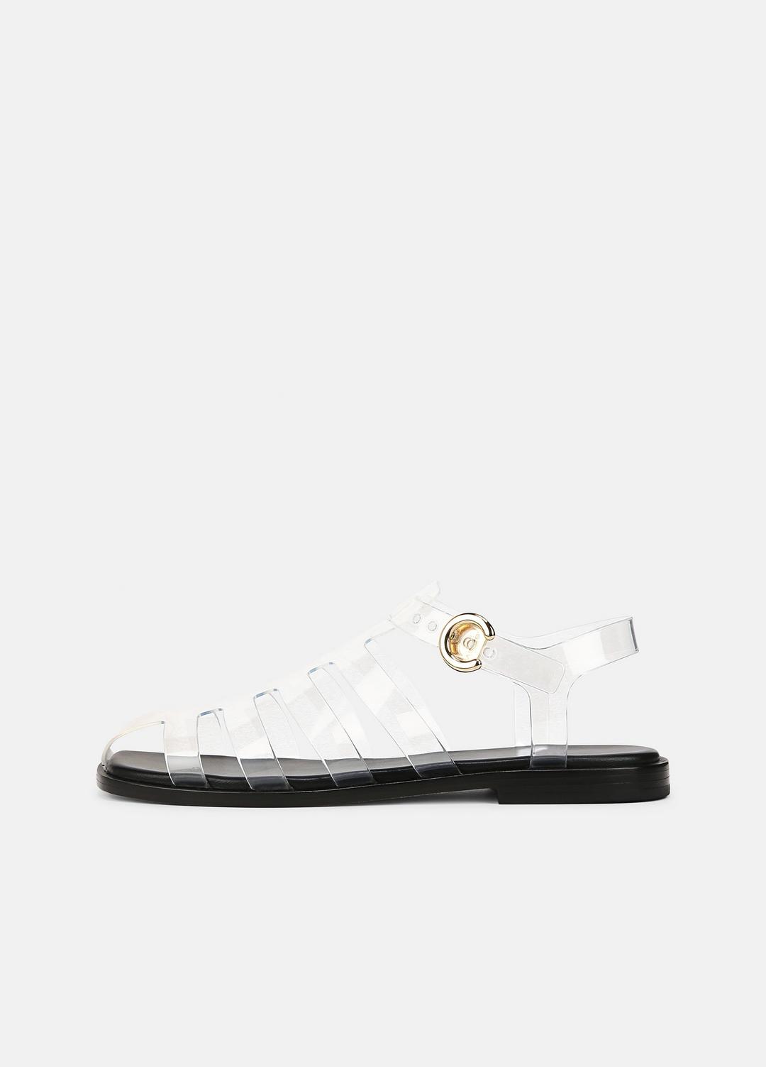 Melina Jelly Fisherman Sandal in Shoes CLEAR | VINCE Sale