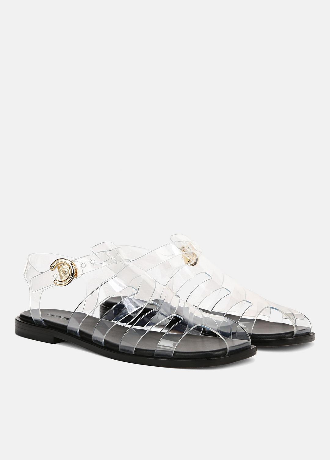 Melina Jelly Fisherman Sandal in Shoes CLEAR | VINCE Sale