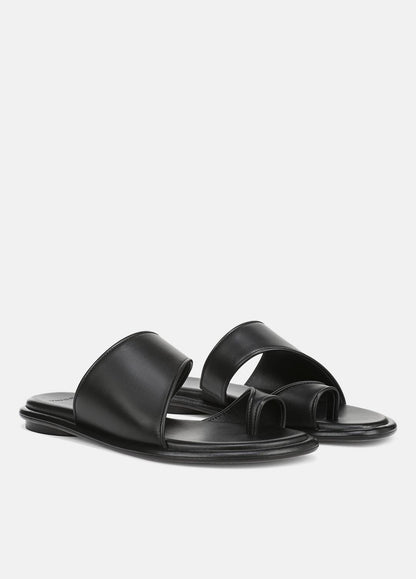 Lukas Leather Sandal in Shoes BLACK | VINCE Sale