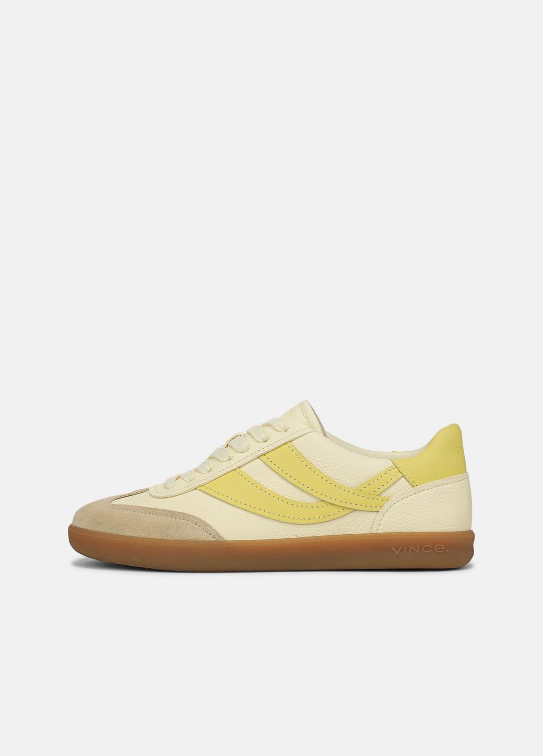 Oasis Leather & Suede Sneaker in Shoes SAND DUST/STRAW SEED/CHAMOMILE | VINCE Sale