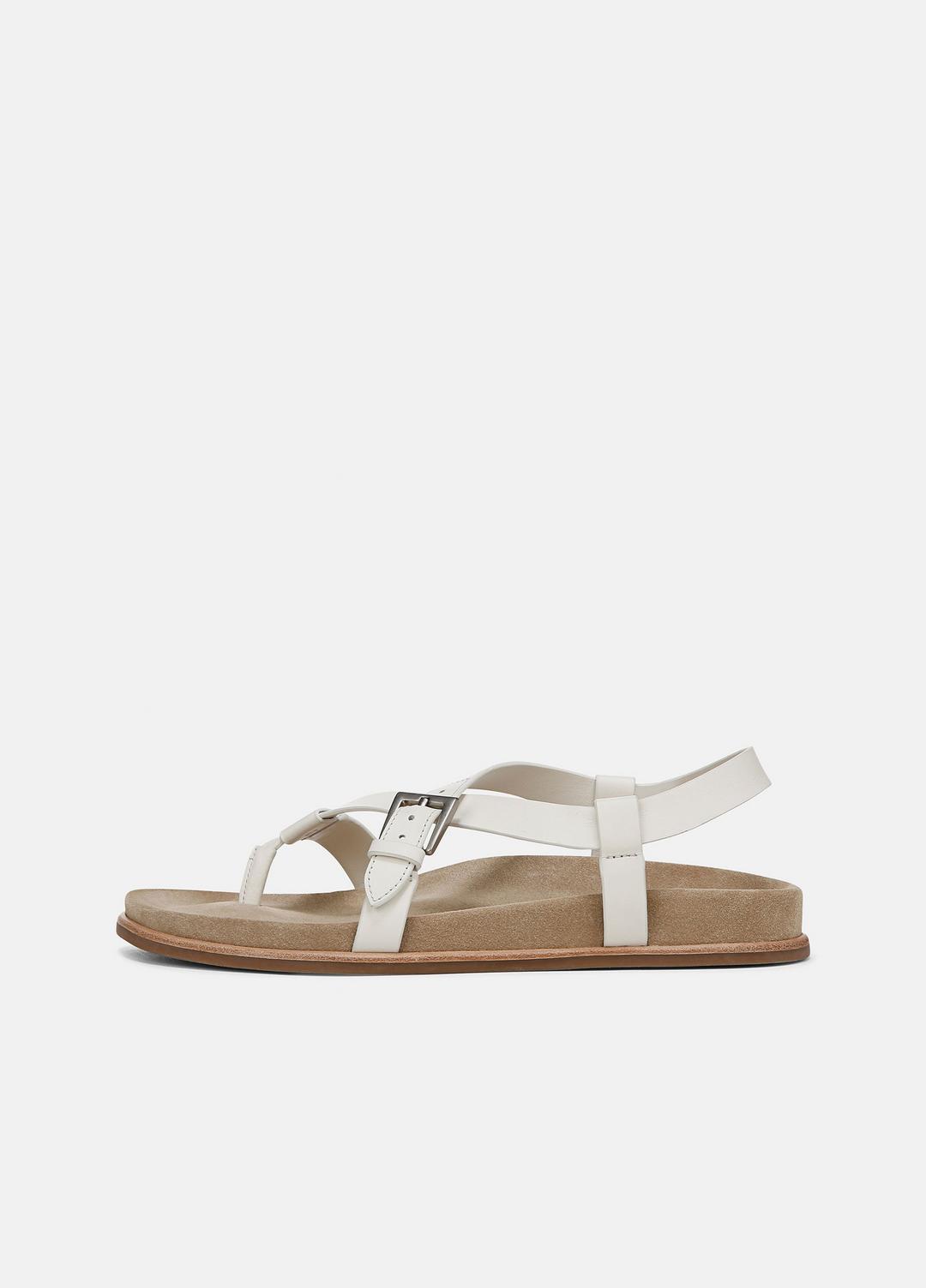 Franca Leather Sandal in Shoes MILK | VINCE Sale