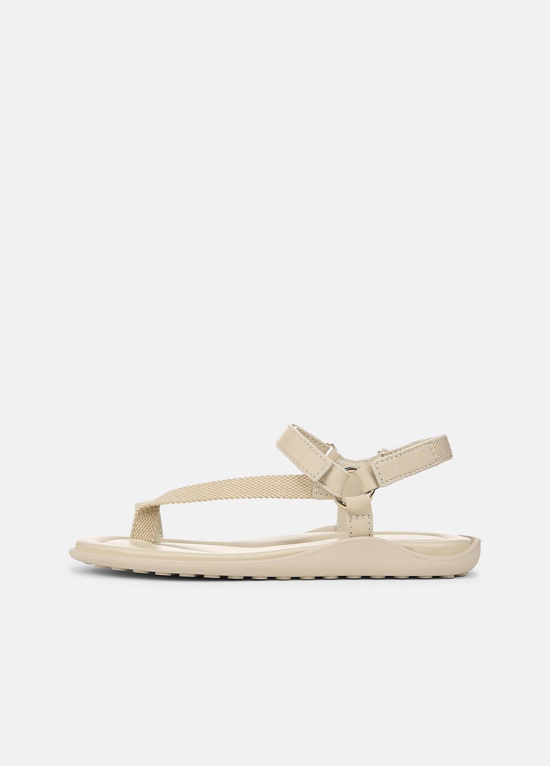Summer Leather & Canvas Sandal in Shoes MOONLIGHT | VINCE Sale