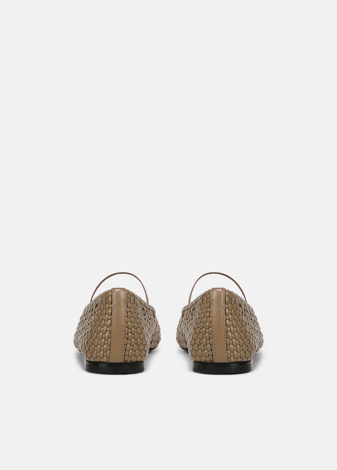 Vivian Leather Mary Jane Flat in Shoes SAND SHELL | VINCE Sale